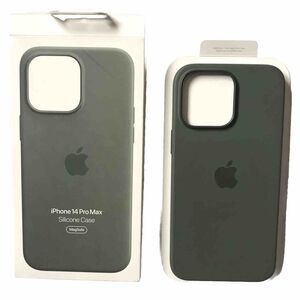 OEM Apple Silicone Case MagSafe for iPhone 14 Pro Max Olive MQUN3ZM/A VGUC